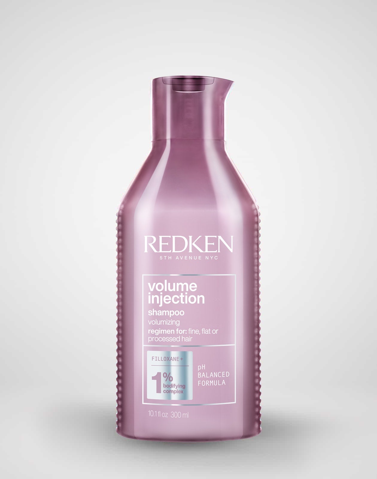 Volume injection shampoing